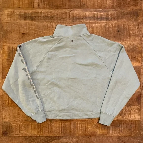 Club Pilates Iridescent Crop Half-Zip Pullover - Picture 3 of 6